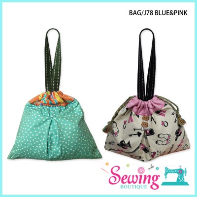 TRIANGLE STRING BAG - NCC/MOKM640050 (BAG/J78 BLUE & PINK)